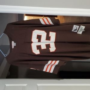 mitchell & ness jim brown throwback jersey
